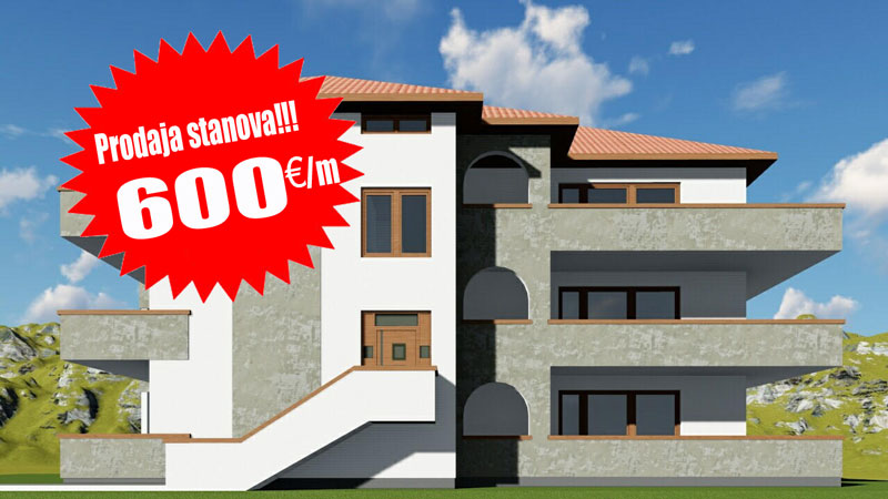 Akcija prodaja stanova od 600 EUR/m2  Sokobanja